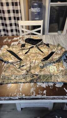 Cabela's Zonz Woodland Colorphase Camo Hoodie XL 61 Graphic
